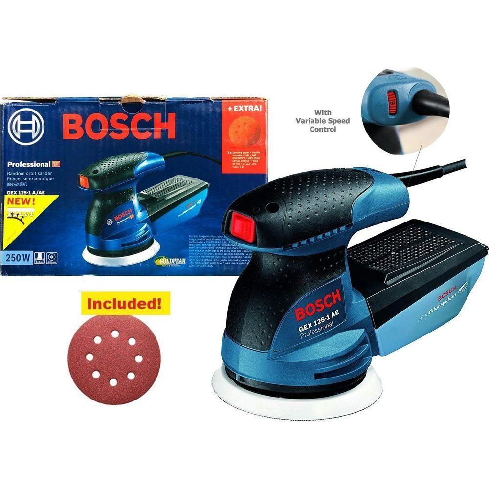 Bosch GEX 125 1-AE Random Orbit Sander - Goldpeak Tools PH Bosch Bosch GEX 125 1-AE Random Orbit Sander - Goldpeak Tools PH Bosch